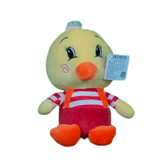 Play Hour Duckie The Duck Plush Soft Toy with Red Dress for Ages 3 Years and Up, 25cm