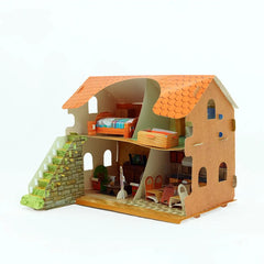 Mittimate Doll House Model Construction Book for Kids Age 8 to 12 Year Old I Make Your Own 3D Paper Model I Fun & DIY Book for Children