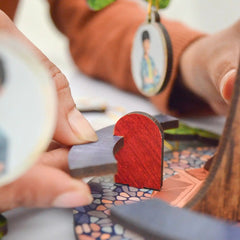 Mittimate DIY Family Tree for Kids Age 8 to 12 Year Old I Make Your Own Wooden DIY Model I 3D Model Building Kit I Birthday Gift for Kids