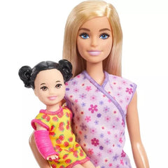 Barbie Pediatrician Doll and Doctor Playset with Purple Scrubs & Accessories for Kids Ages 3+