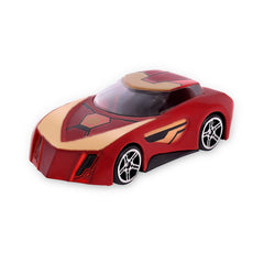 Marvel Go 1:64 Diecast Iron Man Rapid Racer Toy Car For Collection For Ages 3 Years And Up