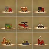 Kiddies Kingdom Little Wagon Game For Ages 3 Years and Above