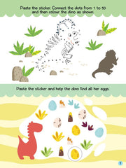 Booktopus My Big Sticker and Activity Book 1 for Kids Ages 4+
