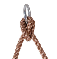 REZNOR 9 Feet Climbing Rope Ladder Ninja Ladder Ninja Warrior Slackline Ladder Rope Swing For Children, 9 Rungs