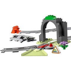 LEGO DUPLO Town Train Tunnel and Tracks Expansion Set Building Kit For Ages 2+