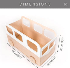 Kiddies Kingdom Storage Bus Organisers For Ages 3 and Above