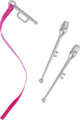 Barbie Rhythmic Gymnast 12 Inch Fashion Doll with Blonde Hair & Brown Eyes, Shimmery Leotard, Baton & Ribbon Accessories