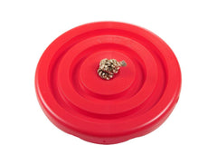 REZNOR Plastic Button Monkey Round Disc Rope Swing for Kids, Red