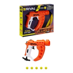 Nerf Rival Curve Shot - Flex XXI-100 Blaster Toy Gun with Fire Rounds to Curve Features for Ages 14+