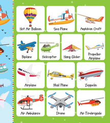 Booktopus Board Book - My First 100 Vehicles - Early Learning Picture Books for for Kids 4+