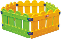 REZNOR Beautiful Baby Ball Pool Mini Fence for Kids, 6 pcs Set (Without Balls) (Hexa)
