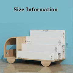 Kiddies Kingdom Bus Shelf Push Cart Organisers For Ages 3 and Above