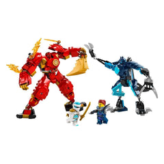 LEGO NINJAGO Kai’s Elemental Fire Mech Building Kit For Ages 7+