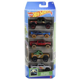 Hot Wheels 5 Car Gift Pack - HW Remote Adventure Pack of 5 For Kids & Collectors