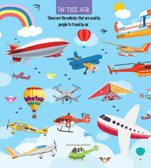 Booktopus Board Book - My First 100 Vehicles - Early Learning Picture Books for for Kids 4+