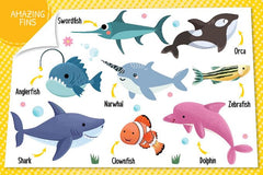 Booktopus My First 100 Things Under The Sea Mini - Early Learning Picture Books for Kids 4+