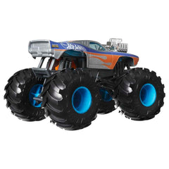 Hot Wheels 1:24 Scale Oversized Monster Truck Rodger Dodger Die-Cast Toy Truck with Giant Wheels & Cool Designs