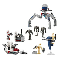 LEGO Star Wars Clone Trooper & Battle Droid Battle Building Kit For Ages 7+