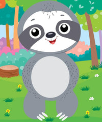 Booktopus Hug Me - Little Sloth Board Book for Kids Ages 4+