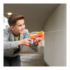 Nerf Super Soaker DinoSquad Raptor-Surge Water Blaster, Trigger-Fire Soakage Pichkari for Outdoor Water Games, Branded Toy Pichkari for Holi Festival, 6+