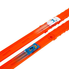 Hot Wheels Track Creator Deluxe Track Pack With 2 Toy Cars, 25 Feet Of Different Speed Snap Tracks