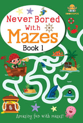 Booktopus Never Bored With Mazes Book One for Kids Ages 4+