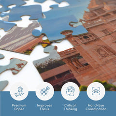 Mittimate Akshardham Mandir Jigsaw Puzzle – 36-Piece Cardboard Puzzle for Kids (Ages 4-6) | Fun, Learning & Perfect Birthday Gift