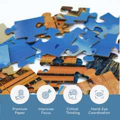 Mittimate Opera House Jigsaw Puzzle – 36-Piece Cardboard Puzzle for Kids (Ages 4-6) | Fun, Learning & Perfect Birthday Gift