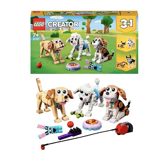 LEGO Creator Adorable Dogs Building Kit For Ages 7+