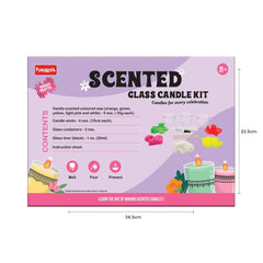 Funskool Handycrafts Scented Glass Candle Kit - DIY Arts and Craft Kit For Ages 8+