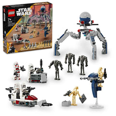 LEGO Star Wars Clone Trooper & Battle Droid Battle Building Kit For Ages 7+