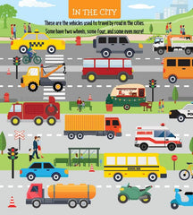 Booktopus Board Book - My First 100 Vehicles - Early Learning Picture Books for for Kids 4+