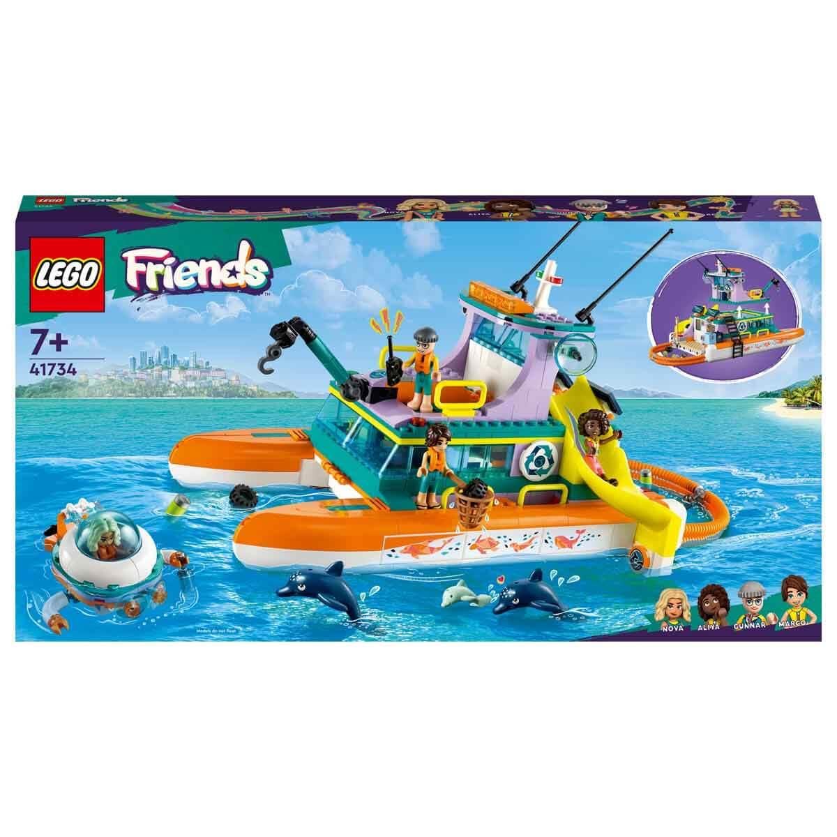 LEGO Friends Sea Rescue Boat Building Kit For Ages 7+