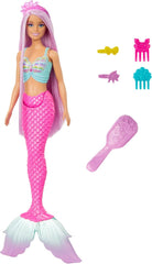 Barbie Mermaid Doll With 7-inch-Long Fantasy Hair & Accessories For Styling Play For Kids Ages 3+