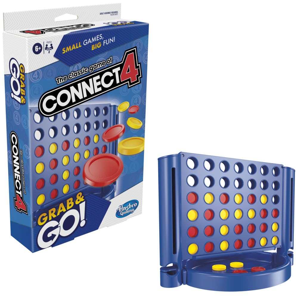 Hasbro Gaming Connect 4 Grab and Go for Kids Ages 6+