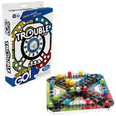 Hasbro Gaming Pop-O-Matic Trouble Grab & Go Game For Kids Ages 5 And Up