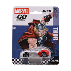 Marvel Go 1:64 Diecast Thor knight Speed Toy Car For Collection For Ages 3 Years And Up