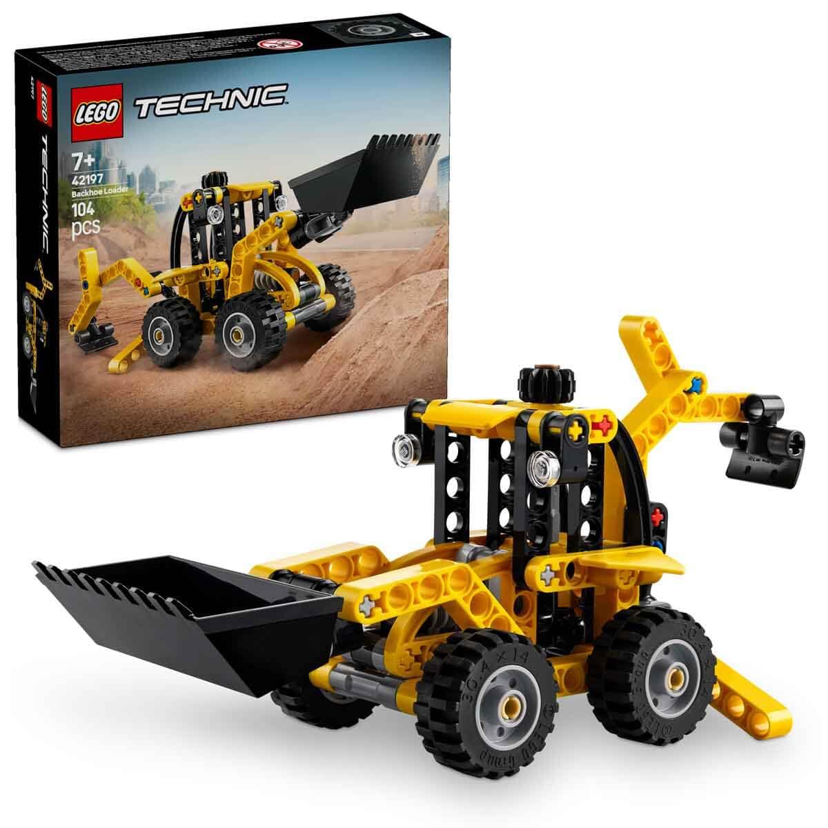 LEGO Technic Backhoe Loader Construction Building Kit For Ages 7+