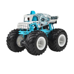 Hot Wheels Monster Trucks 1:64 Scale Demolition Doubles 2 Pack Collection, Bionic Bruiser Vs Test Subject