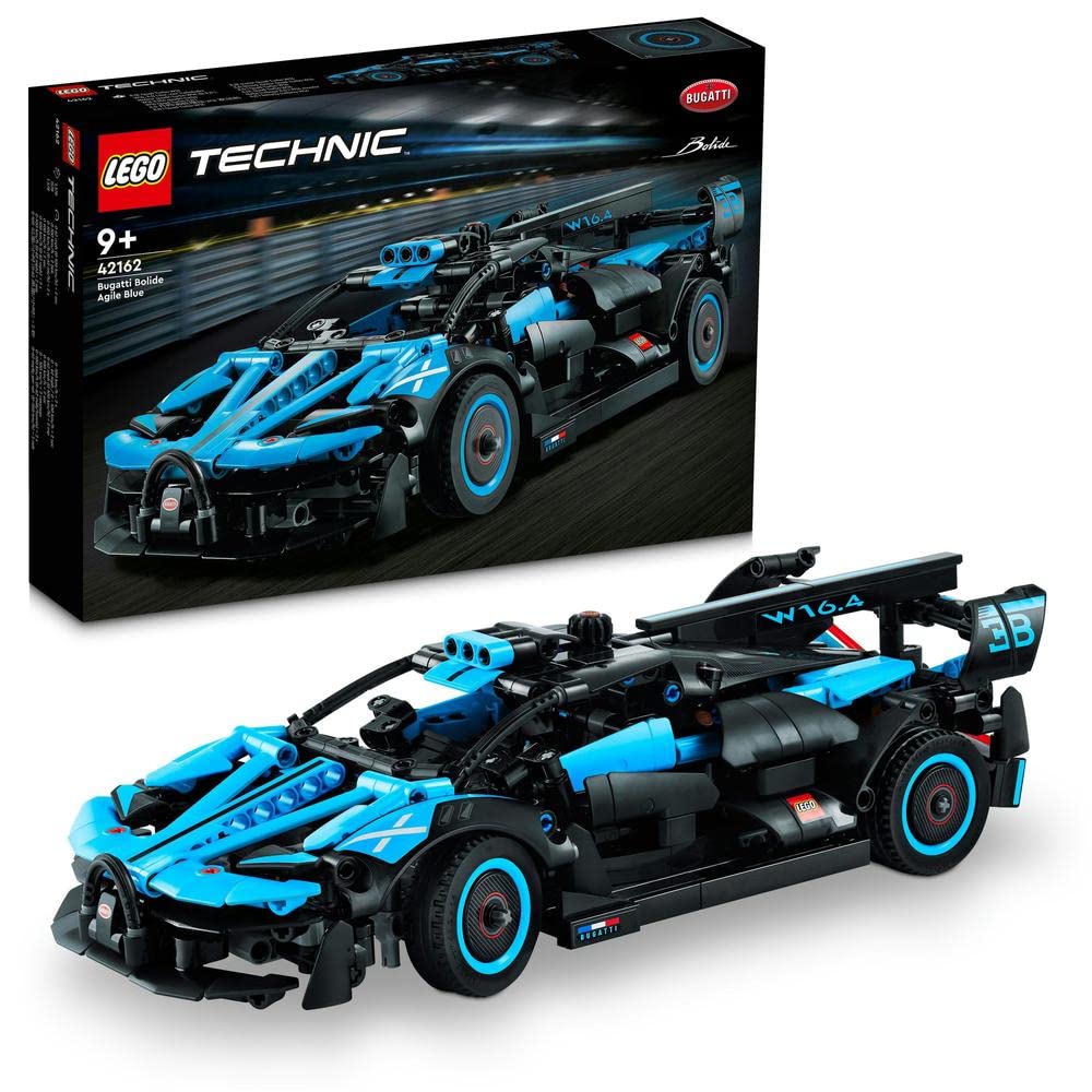 LEGO Technic Bugatti Bolide Agile Blue Set Building Kit for Ages 9+