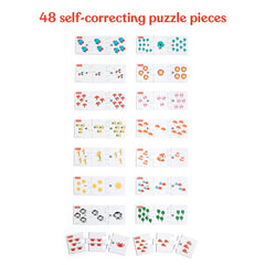 Fisher Price Addition & Subtraction 48 Pieces Learning Puzzles For Kids