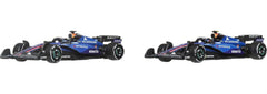 Hot Wheels Premium Formula 1 Toy Car 2-Pack, Set of 2 1:64 Scale Die-Cast Scale Atlassian Williams Racing Racecars Featuring #55 Carlos Sainz & #23 Alexander Albon