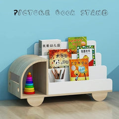 Kiddies Kingdom Bus Shelf Push Cart Organisers For Ages 3 and Above