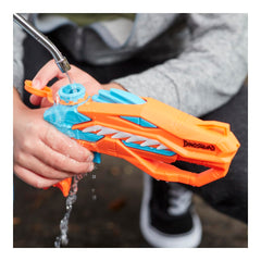Nerf Super Soaker DinoSquad Raptor-Surge Water Blaster, Trigger-Fire Soakage Pichkari for Outdoor Water Games, Branded Toy Pichkari for Holi Festival, 6+