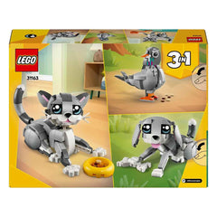 LEGO Creator 3in1 Playful Cat Playset Building Kit For Ages 8+