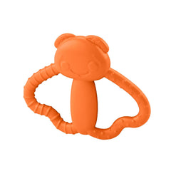 Fisher-Price Newborn Baby Toy Orange Bug Teether BPA-Free for Tummy Time & Travel Sensory Play for Infants Ages 3+ Months