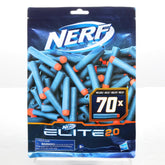 Nerf Elite 2.0 70-Dart Refill Pack,70 Official Foam Darts,Compatible with All Nerf Blasters That Use Elite Darts