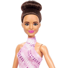 Barbie Careers Skate Brunette Doll with Pink Skate Outfit & Accessories for Kids Ages 3+