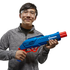 Nerf Alpha Strike Big Cat Db-2 Blaster,Double-Barrel Blasting, Fires 2 Darts in A Row,Includes 8 Official Nerf Elite Darts,Multicolor