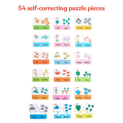 Fisher Price One & Many 54 Pieces Singular & Plural Learning Puzzles For Kids